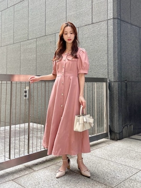 「PROPORTION BODY DRESSING（プロポーションボディドレッシング）のアイテム」を使った、PROPORTION STAFFさん（レディース・153cm）の春コーディネート