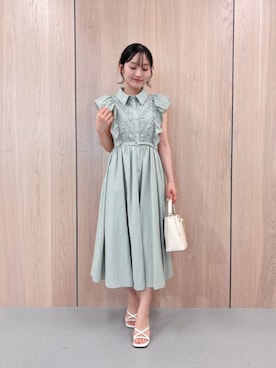 「EDIT COLOGNE（エディットコロン）のアイテム」を使った、PROPORTION STAFFさん（レディース・155cm）の夏コーディネート