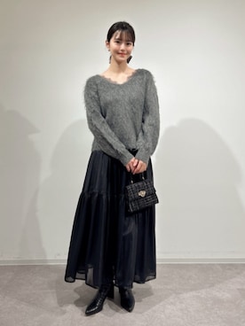 PROPORTION STAFFさん（レディース・161cm）の冬コーディネート