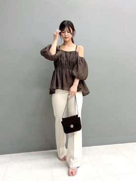 PROPORTION STAFFさん（レディース・159cm）の夏コーディネート