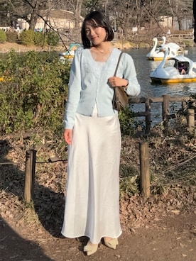 「KOBE LETTUCE（コウベレタス）のアイテム」を使った、Mi.さん（レディース・161cm）の春コーディネート