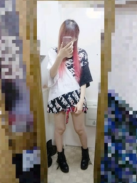 「英字プリント」｜†りりにゃん†さん（レディース・159cm）の秋コーディネート