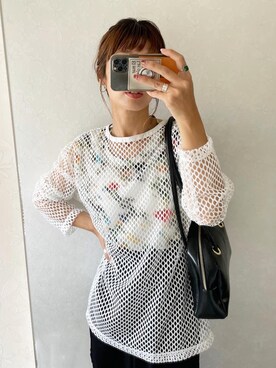 「NOISE MAKER（ノイズメーカー）のアイテム（Tシャツ/カットソー）」を使った、noriさん（レディース・159cm）の夏コーディネート