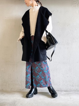 noriさん（レディース・159cm）の冬コーディネート