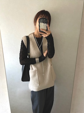 「TODAYFUL（トゥデイフル）のアイテム」を使った、noriさん（骨格ウェーブ・レディース・159cm）の秋コーディネート