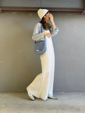 「いまどきジャケット写真」｜「アイテム（ワンピース/ドレス）」を使った、noriさん（レディース・159cm）の春コーディネート