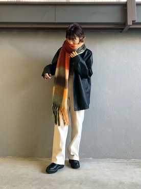 「NOISE MAKER（ノイズメーカー）のアイテム」を使った、noriさん（レディース・159cm）の秋コーディネート