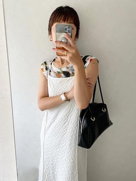 「NOISE MAKER（ノイズメーカー）のアイテム（Tシャツ/カットソー）」を使った、noriさん（レディース・159cm）の夏コーディネート