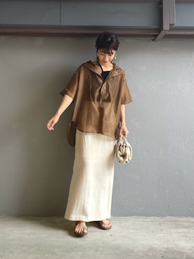 「キャミソール」｜noriさん（レディース・159cm）の夏コーディネート