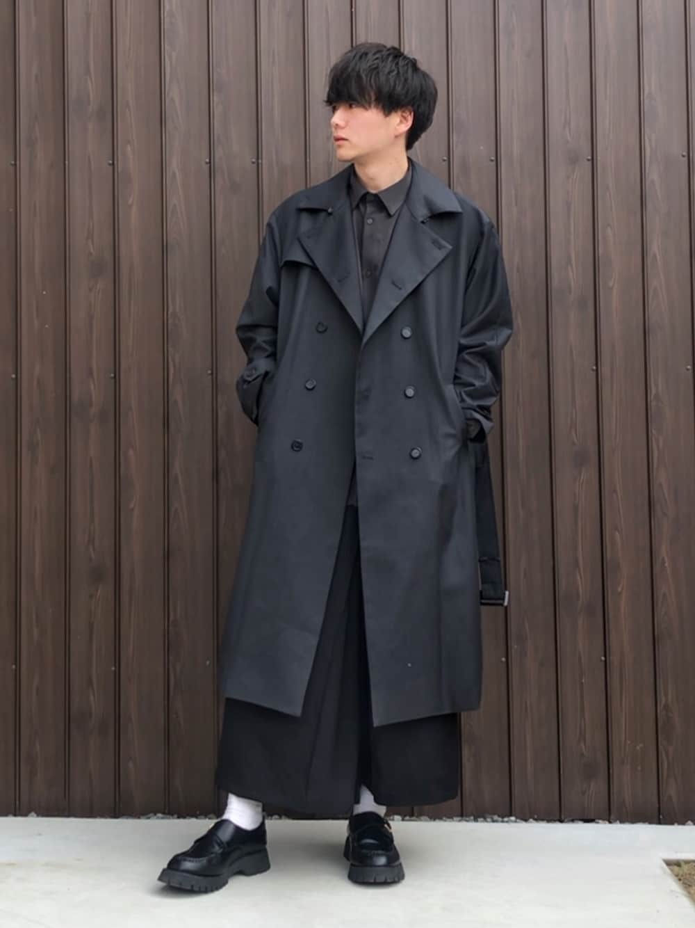 美品 KUUUPY 2way オーバー タイロッケンコート Lサイズ KUUUPY 2way over tielocken coatタイロッケンコート
