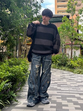 「アイテム（ブレスレット）」を使った、kosukeさん（メンズ・181cm）の秋コーディネート