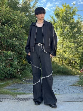 「アイテム（ベルト）」を使った、kosukeさん（メンズ・181cm）の秋コーディネート