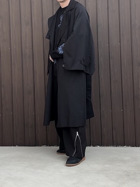 「大学生コーデ」｜「アイテム（トレンチコート）」を使った、kosukeさん（メンズ・181cm）の冬コーディネート