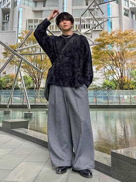 「Dr. Martens（ドクターマーチン）のアイテム」を使った、kosukeさん（メンズ・181cm）の冬コーディネート