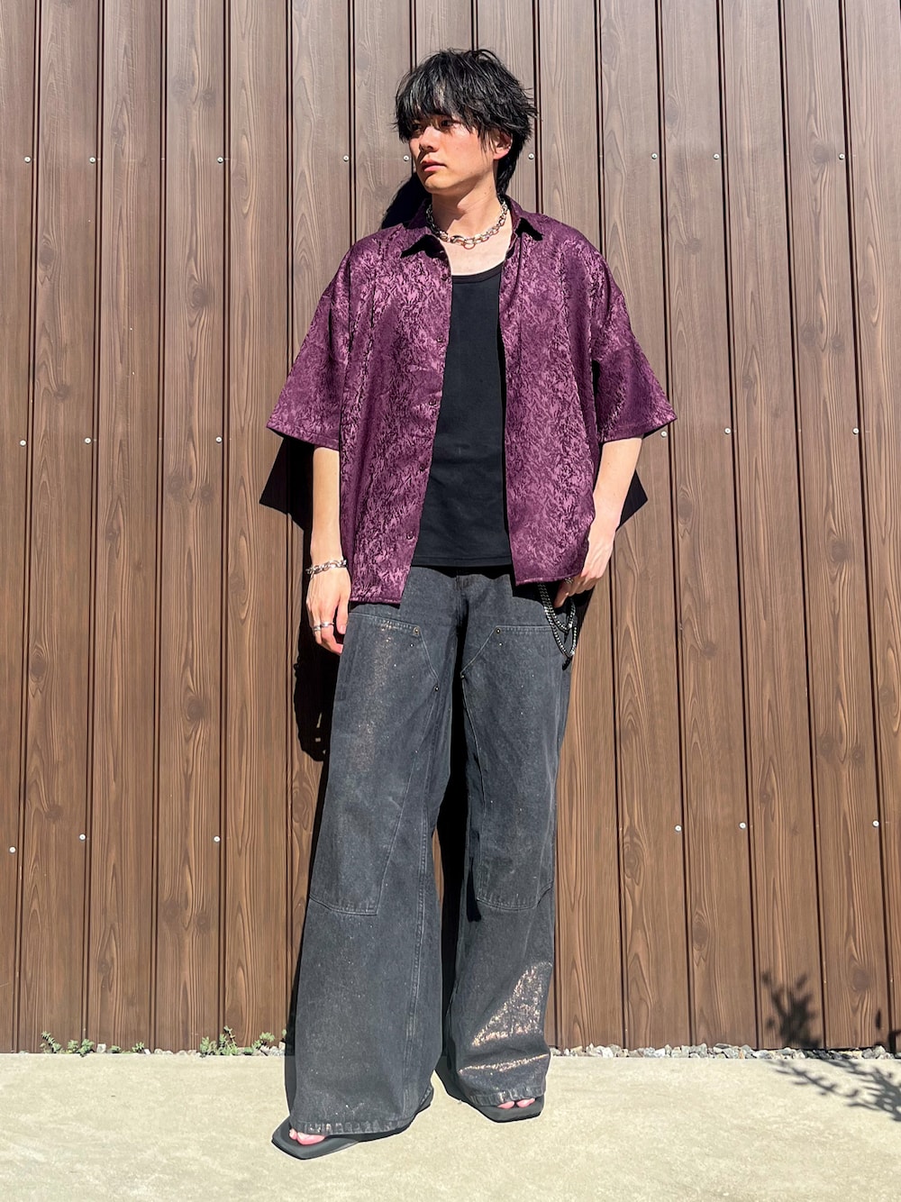 CLEL】Specially Processed Double Knee Denim Pants/特殊加工
