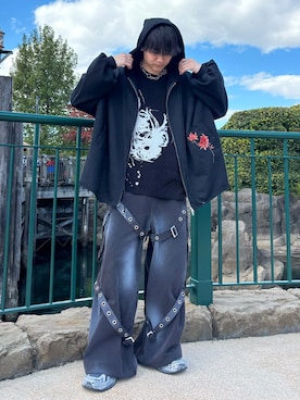 「アイテム（パーカー）」を使った、kosukeさん（メンズ・181cm・20代）の秋コーディネート