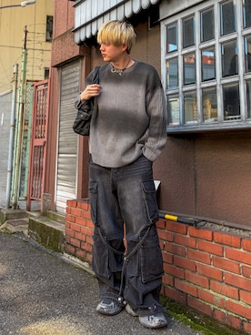 「DNSR（ディーエヌエスアール）のアイテム」を使った、kosukeさん（メンズ・181cm）の春コーディネート