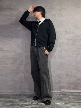「アイテム（ネクタイ）」を使った、kosukeさん（メンズ・181cm）の秋コーディネート