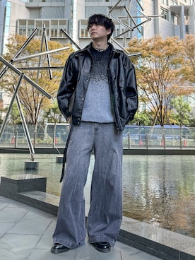 「アイテム（ファッション雑貨）」を使った、kosukeさん（メンズ・181cm）の秋コーディネート