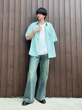 「アイテム（タンクトップ）」を使った、kosukeさん（メンズ・181cm・20代）の夏コーディネート