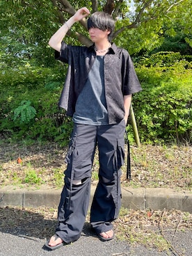 「アイテム（パンツ）」を使った、kosukeさん（メンズ・181cm）の夏コーディネート