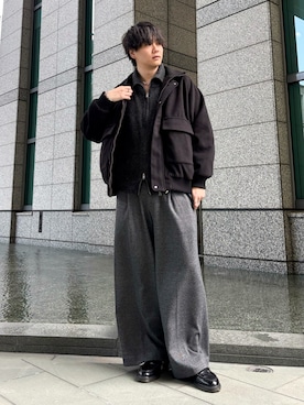 「アイテム（ブレスレット）」を使った、kosukeさん（メンズ・181cm）の秋コーディネート