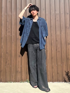 「RAGEBLUE（レイジブルー）のアイテム（アクセサリー）」を使った、kosukeさん（メンズ・181cm）の夏コーディネート