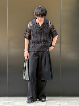 「MM6 Maison Margiela（ｴﾑｴﾑｼｯｸｽ ﾒｿﾞﾝ ﾏﾙｼﾞｪﾗ）のアイテム」を使った、kosukeさん（メンズ・181cm）の春コーディネート
