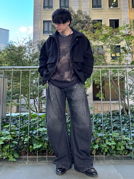 「CONZ（コンズ）のアイテム」を使った、kosukeさん（メンズ・181cm）の冬コーディネート