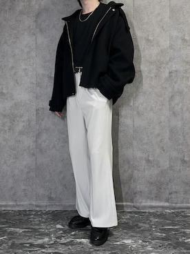 「大学生コーデ」｜「アイテム（ブルゾン）」を使った、kosukeさん（メンズ・181cm）の冬コーディネート