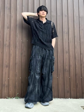 「アイテム（カーゴパンツ）」を使った、kosukeさん（メンズ・181cm・20代）の夏コーディネート