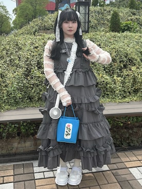 「アイテム（スマホグッズ）」を使った、yuuaさん（レディース・159cm）の秋コーディネート
