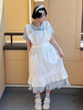 「アイテム（食器/キッチン）」を使った、yuuaさん（レディース・159cm）の夏コーディネート