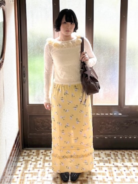 「pyornim（ピョルニム）のアイテム」を使った、yuuaさん（レディース・159cm）の秋コーディネート