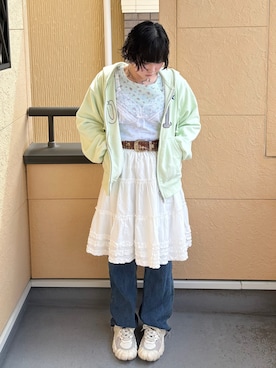 「common gull products.（コモンガルプロダクツ）のアイテム」を使った、yuuaさん（レディース・159cm）の春コーディネート