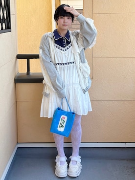 「idem（イデム）のアイテム」を使った、yuuaさん（レディース・159cm）の春コーディネート