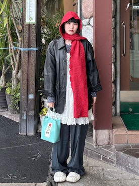 yuuaさん（レディース・159cm）の冬コーディネート