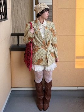 yuuaさん（レディース・159cm）の春コーディネート