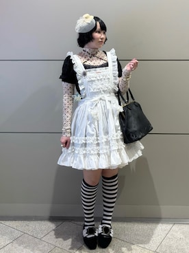 「アイテム（バレッタ/ヘアクリップ）」を使った、yuuaさん（レディース・159cm）の秋コーディネート