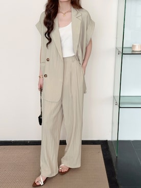 「DAY CLOSET（デイ クローゼット）のアイテム」を使った、TeddyShopさん（レディース・158cm）の夏コーディネート