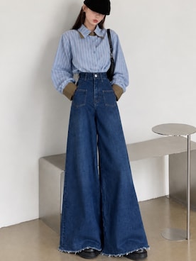 「DAY CLOSET（デイ クローゼット）のアイテム」を使った、TeddyShopさん（レディース・158cm）の秋コーディネート