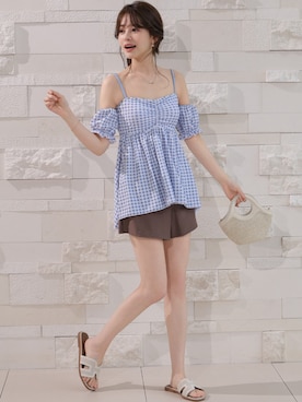 「TeddyShop（テディショップ）のアイテム」を使った、TeddyShopさん（レディース・158cm）の春コーディネート