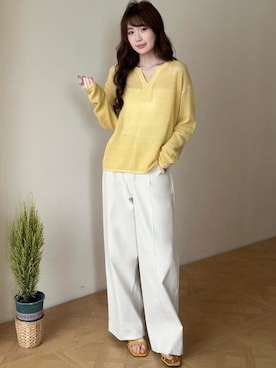 「DAY CLOSET（デイ クローゼット）のアイテム」を使った、TeddyShopさん（レディース・158cm）の夏コーディネート