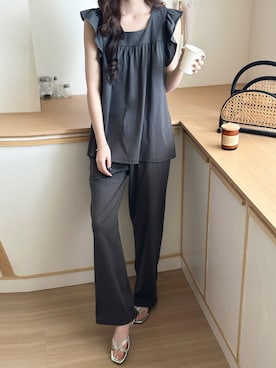 「DAY CLOSET（デイ クローゼット）のアイテム」を使った、TeddyShopさん（レディース・158cm）の夏コーディネート