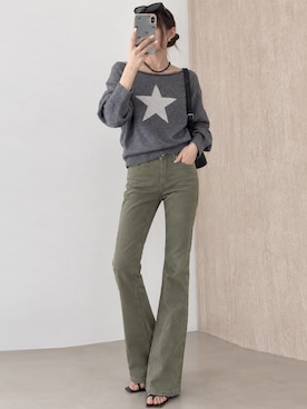 「DAY CLOSET（デイ クローゼット）のアイテム」を使った、TeddyShopさん（レディース・158cm）の秋コーディネート