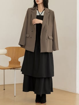 「DAY CLOSET（デイ クローゼット）のアイテム」を使った、TeddyShopさん（レディース・158cm）の冬コーディネート