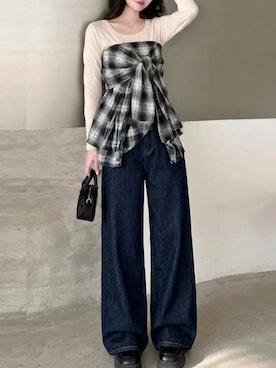 「DAY CLOSET（デイ クローゼット）のアイテム」を使った、TeddyShopさん（レディース・158cm）の秋コーディネート