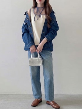 「DAY CLOSET（デイ クローゼット）のアイテム」を使った、TeddyShopさん（レディース・158cm）の秋コーディネート