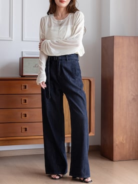 「DAY CLOSET（デイ クローゼット）のアイテム」を使った、TeddyShopさん（レディース・158cm）の春コーディネート