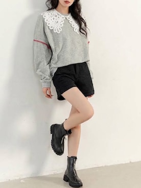 「DAY CLOSET（デイ クローゼット）のアイテム」を使った、TeddyShopさん（レディース・158cm）の秋コーディネート